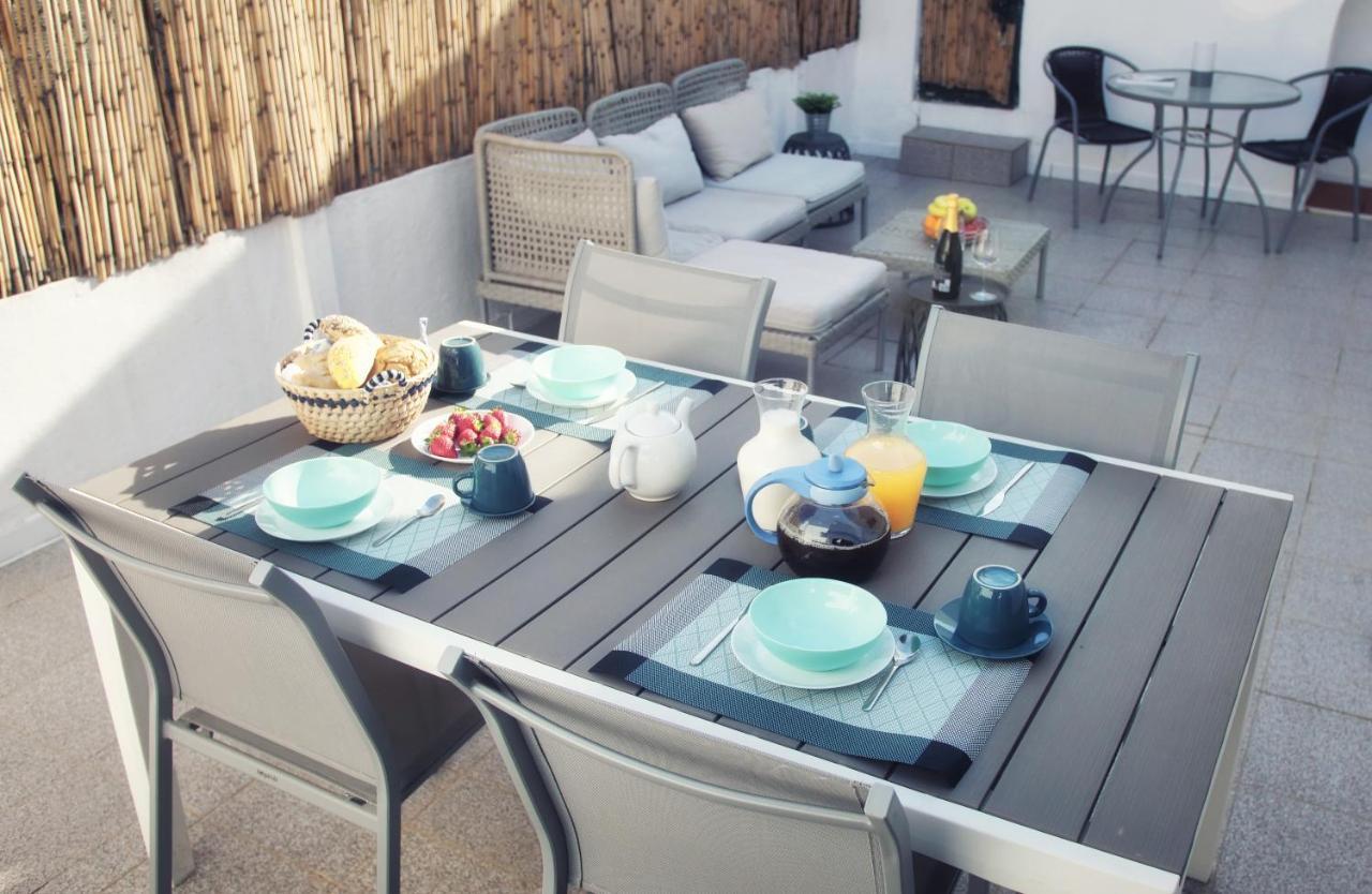 Central Olhao Home - Private Spacious Sunlit Patio Olhão Exterior foto